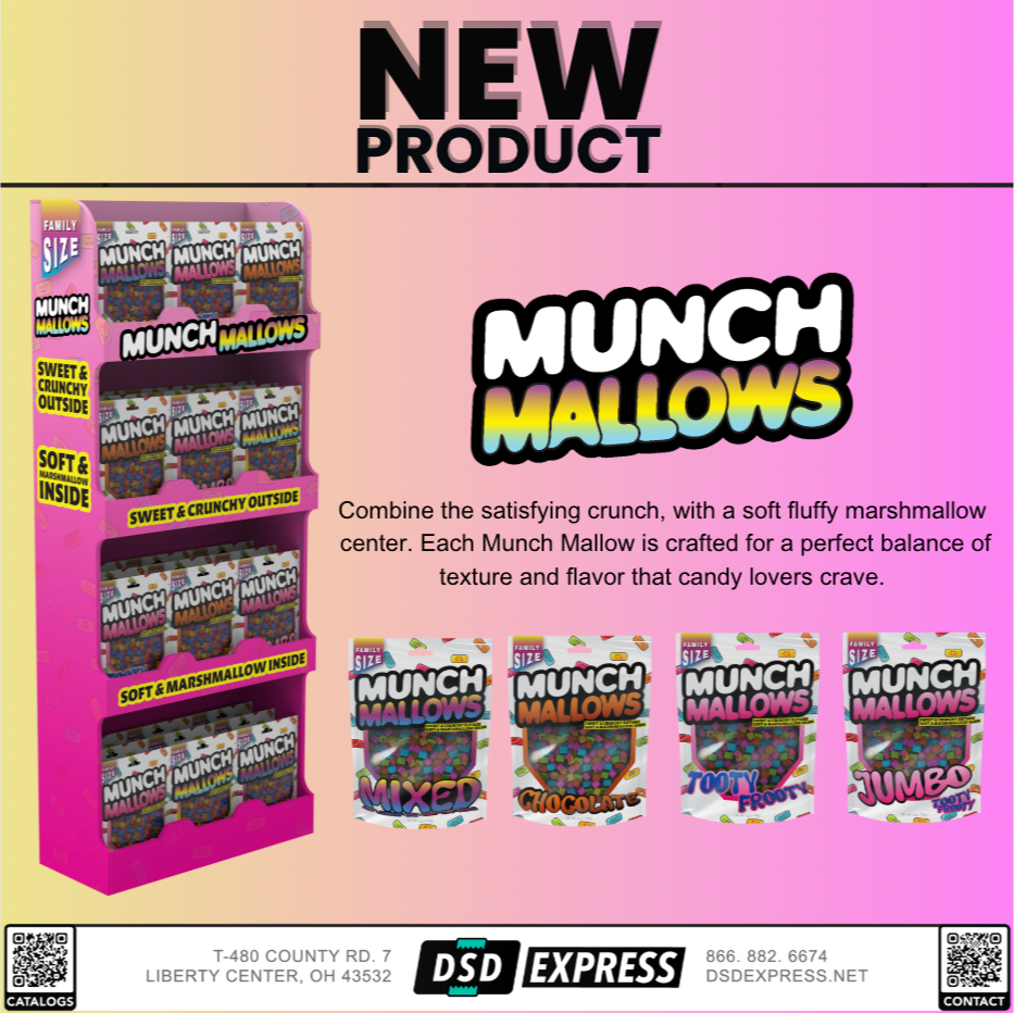 The Crunch You Crave, the Fluff You Love - Munch Mallows! 864